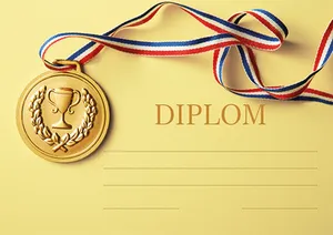 Diplom A5 Medaille